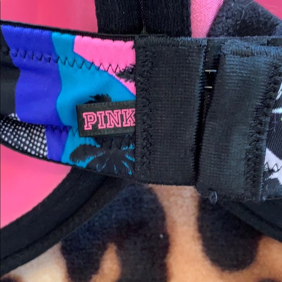 VS PINK NWOT bra 90s print palm - Picture 3 of 5